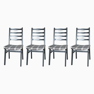 Vintage Grey Chairs, 1970s, Set of 4