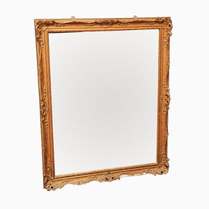 Antique Gilt & Embossed Wall Mirror
