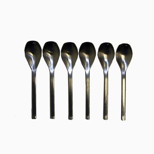 Coffee Spoons by Helmut Alder for Amboss, 1963, Set of 6