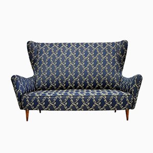 Italienisches Vintage Ohrensofa, 1920er