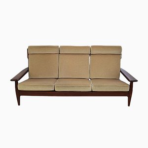 Vintage Mahogany Sofa, 1960s