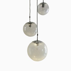 Raindrop Pendant Lamps, 1970s, Set of 3