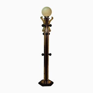 Vintage Italian Illuminated Coat Rack from Saporiti Italia