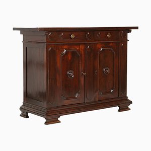 Vintage Tuscan Renaissance Walnut Cupboard by Dini & Puccini, 1928