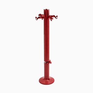 Red Planta Coat Stand by Giancarlo Piretti for Castelli, 1972