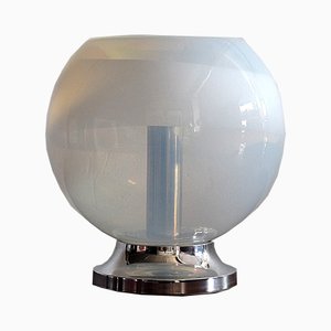 Lámpara de mesa vintage de vidrio soplado de Mazzega