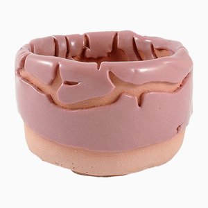 Small Weird Pink Chawan Bowl by ymono, 2018