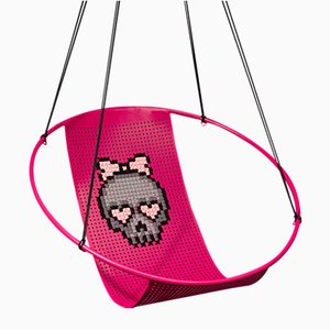 Cross Stitch Hanging Swing Chair from Studio Stirling