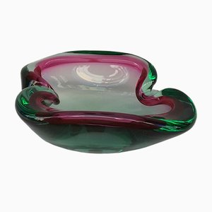 Cendrier Mid-Century en Verre de Murano , 1950s