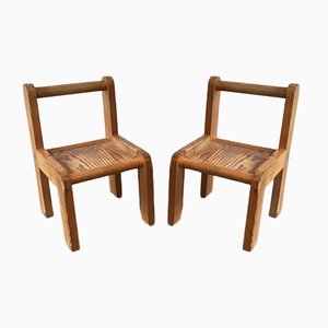 Set of Children's Chairs by Svend Langkilde, 1970s
