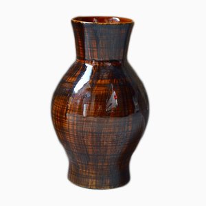 Brutalistische französische Vintage Vase von Saint Clément