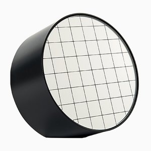 Regular Centimetri Table Mirror by Studiocharlie for Atipico in Deep Black