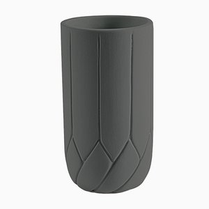Small Frattali Vase by Faberhama for Atipico in Charcoal Gray