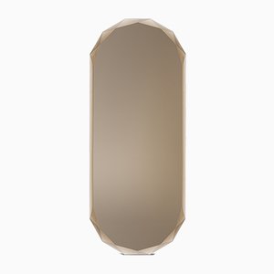 Large Wall Mirror by Carlo Trevisani for Atipico in Bronze