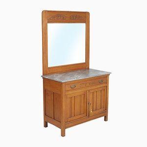 Italian Art Nouveau Vanity Cabinet
