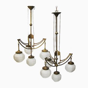 Antique Ceiling Lamps, Set of 2
