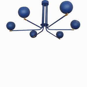 Blue Jupiter Chandelier by Juanma Lizana