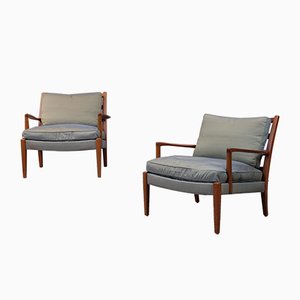 Löven Easy Chairs by Arne Norell for Arne Norell AB, 1960s, Set of 2