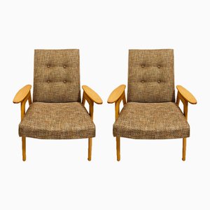 Set of Czech Armchairs by Jaroslav Smidek for Jitona, 1960s