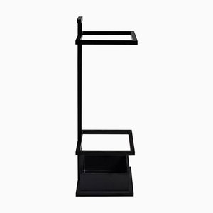 Bacco Umbrella Stand in Powder-Coated Steel with Corian Tray by Casa Botelho