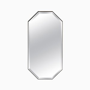 Achteckiger industrieller Eros Spiegel aus Stahl von Casa Botelho