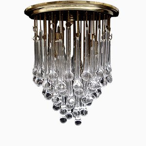 Vintage Murano Glass Chandelier by Paolo Venini, 1960s