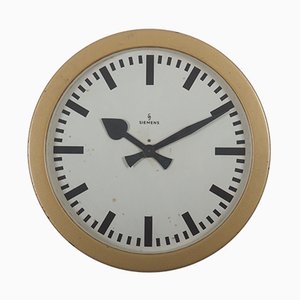 Industrial Factory Clock from Siemens & Halske, 1950s
