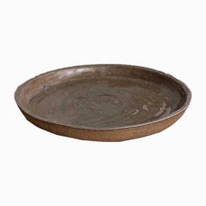 Dark Sand Rustic Dinner Plate from Kana London