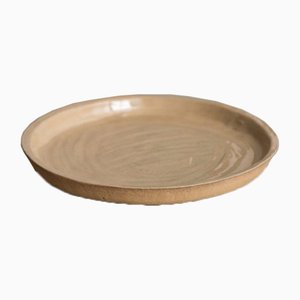 Gold Sand Rustic Dinner Plate from Kana London