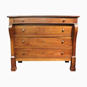 Antique Walnut Chest of Drawers, 1810s