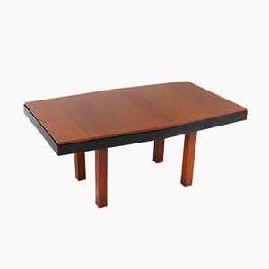 Teak Haagse School Extendable Table by Toko v/d Pol Semarang, 1920s