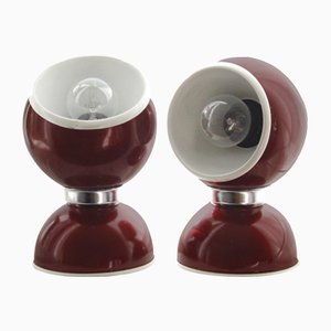 Magnetische Vintage Space Age Lampen, 1960er, 2er Set