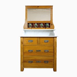 Unique Dressing Tables Online At Pamono Art Nouveau Vanity Table With Ornamental Tiles 1910s