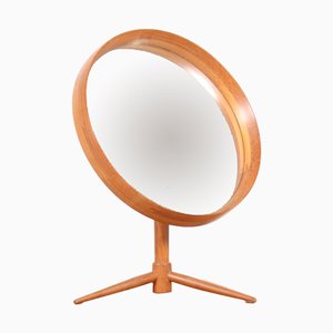 Vintage Scandinavian Teak Table Mirror