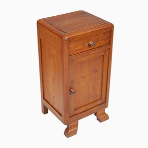 Art Deco Rustic Pine Nightstand