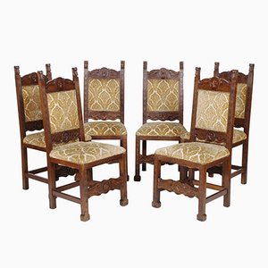 Tuscany Renaissance Style Chairs from by Dini & Puccini, 1930s, Set of 6