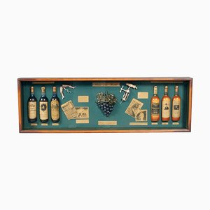 Mid-Century English Portobello Wine Display Case