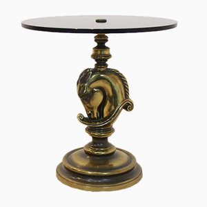 Hollywood Regency French Cheval Side Table from Maison Charles, 1970s