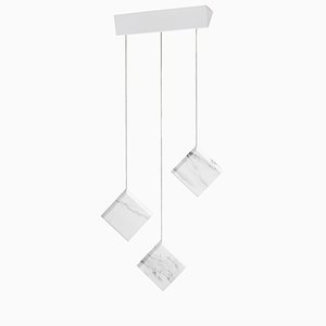 Werner Jr. Carrara Ceiling Lamp with White Mount by Andrea Barra for [1+2=8]