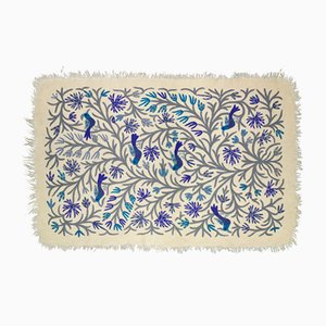 Birds Blue Rug from Tikau