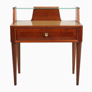 Table de Chevet Mid-Century en Noyer, 1940s