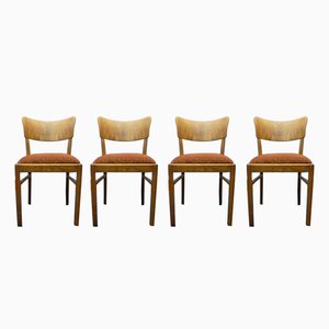 Art Deco German Chairs, 1930s, Set of 4