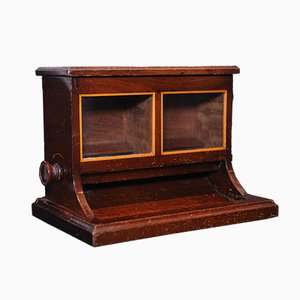 Inlaid Mahogany Cigarette Dispenser from Alfred Dunhill, 1920s