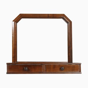 Art Deco Walnut Vanity Mirror, 1930s