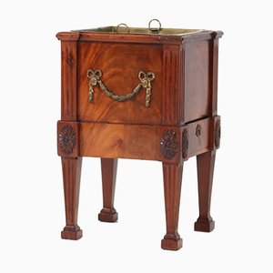 Antique Dutch Mahogany Louis XVI Wine Cooler, 1790s