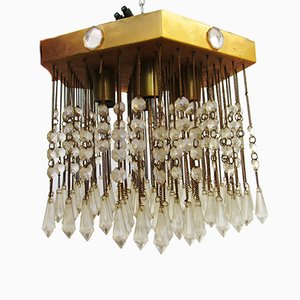 Lampada Strass vintaga a cascata