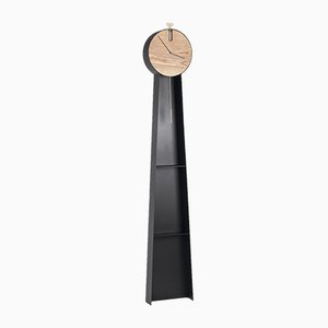 Black OTTO Pendulum Clock by Leonardo Fortino for Formae