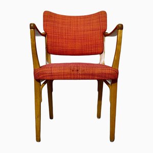 Fauteuil Modèle 562-004 Mid-Century en Bois de Hêtre de Nordiska Kompaniet, Suède, 1950s