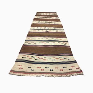 Tapis de Couloir Kilim Mid-Century, 1950s