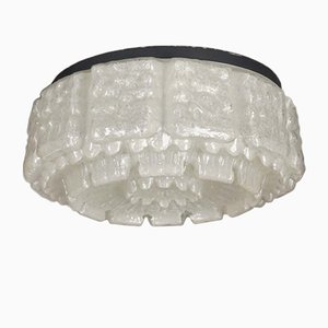 Vintage Glass Ceiling Lamp from Limburg